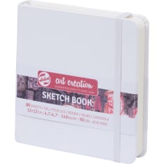 Sketchbook White 12 x 12 cm 140 g 80 Sheets