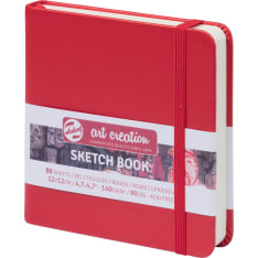Sketchbook Red 12 x 12 cm 140 g 80 Sheets
