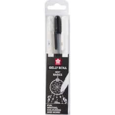 Gelly Roll mixed set Clear Black White 3 colours