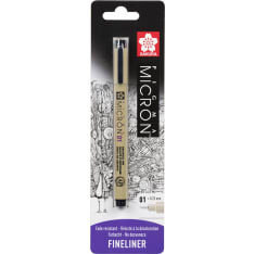 Pigma Micron 08 fineliner 0.50 mm, black