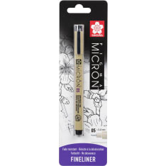 Sakura Pigma Micron Fineliner musta kuitukärkikynä