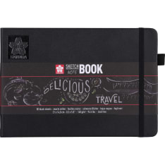 Sketch/note book 21 x 29.7 cm 80 pages black paper 140g
