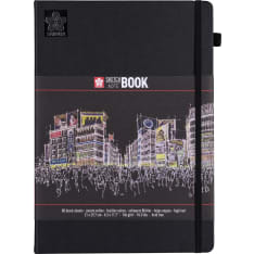 Sketch/note book 21 x 29.7 cm 80 pages black paper 140g