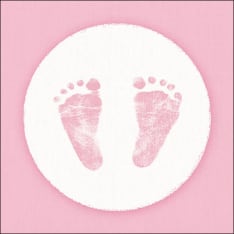 Ambiente Baby Steps Girl lautasliina