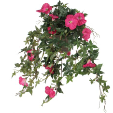 Mica petunia silk lamp