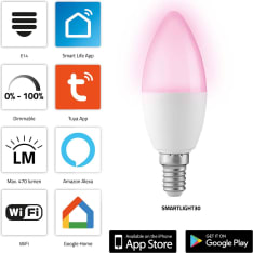 Alecto SMARTLIGHT30 LED colour lamp with Wi-Fi