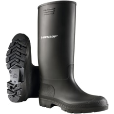 Dunlop Pricemaster musta kumisaapas
