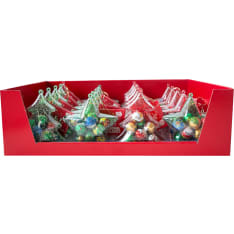Becky's Christmas Figures Star and Tree tin in displaybox 30 g