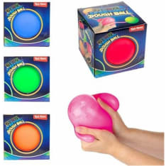 Squeezy neon puristelupallo
