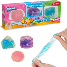 Squeezy Spike Shapes quishies, 3-pack