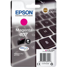 Epson 407 L magenta mustepatruuna