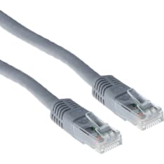ACT CAT6 U/UTP harmaa verkkokaapeli
