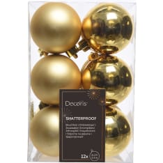 Decoris 12 kpl joulupallot