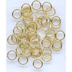 Metal ring 6mm/50kpl, nickel free