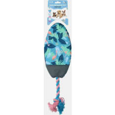 CoolPets Surf's Up Flamingo floating toy for dog