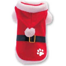 Plenty Paw red dog Christmas costume