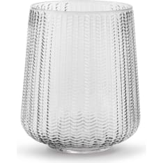 Jodeco Storm 23cm clear vase