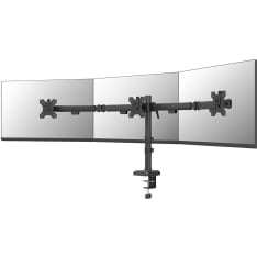 Neomounts DS60-600BL3 NERO desktop stand for three monitors