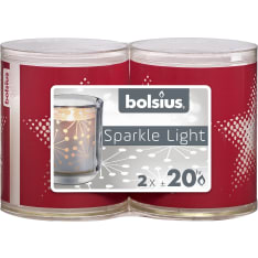 Bolsius Sparkle light 2-piece candle
