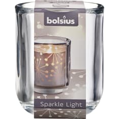 Bolsius Sparkle light 8,7x7,1cm lyhty