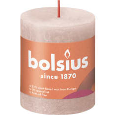 Bolsius Shine 8x6,8cm rustiikkikynttilä
