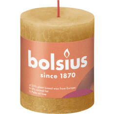 Bolsius Shine 8x6.8cm rustic candle