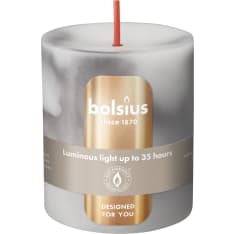 Bolsius Marble pillar candle