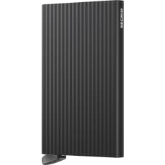 Secrid Cardprotector Fluted Black+ korttikotelo