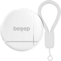 Beeep BeTag Find My Tracker White & Keychain White - 1 pack