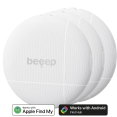 Beeep OneTag Apple Find My & Android 3 kpl paikannin avainnauhalla