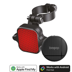Beeep OneTag Apple Find My & Android pyöränkello paikantimella