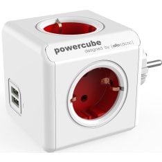 PowerCube Original virtapistoke jakaja + 2 x USB