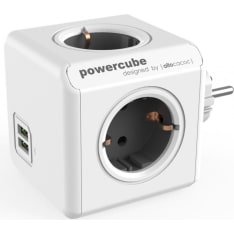 PowerCube Original virtapistoke jakaja + 2 x USB
