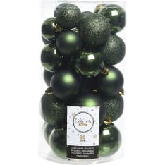 Decoris 30 pcs Christmas balls