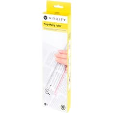 Vitility magnifying ruler 20 cm