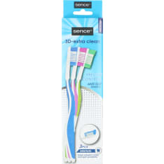 Sence Fresh 3D-Xtra Clean 3-pack medium hammasharja