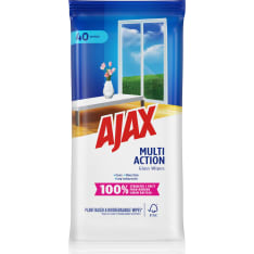 Ajax Multi Action 40 kpl lasinpuhdistusliina