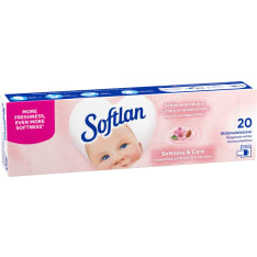 Softlan Softness & Care 20 kpl kuivausrumpuliina