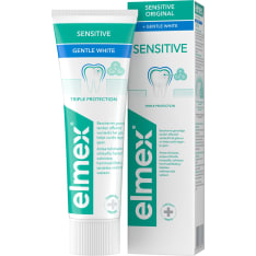 elmex Sensitive Original + Gentle Whitening 75ml toothpaste