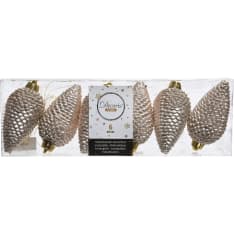 Decoris Set of 6 Christmas Tree Ornaments