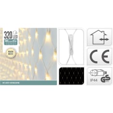 H&S IP44 kirkas 320 led valoverkko