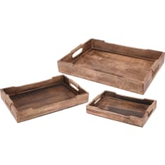 KM mango wood tray
