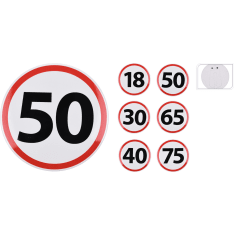 Traffic sign pin