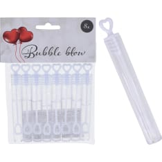 Bubble Blow 8 pieces wedding themed soap bubble
