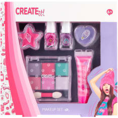 Create It! Makeup Set Pink Lilac Star meikkisetti