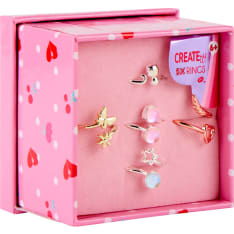 Create It! 5 sormusta rasiassa