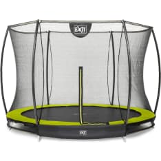 Exit Silhouette 244 cm ground trampoline + safety net
