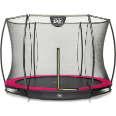 Exit Silhouette 244 cm ground trampoline + safety net
