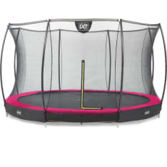 Exit Silhouette 366 cm ground trampoline + safety net
