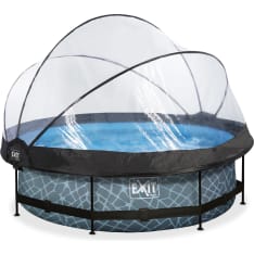 Exit 300x76 cm pool set + dome